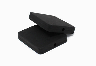 Durable silicone graphite electrodes for hyperhidrosis treatment of underarms.