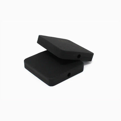 Durable silicone graphite electrodes for hyperhidrosis treatment of underarms.