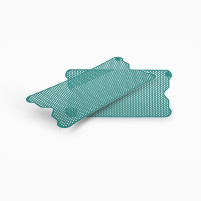 Easy to clean silicone mats to protect hands and feet during hyperhidrosis treatment.